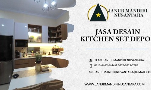Jasa Desain Kitchen Set Depok