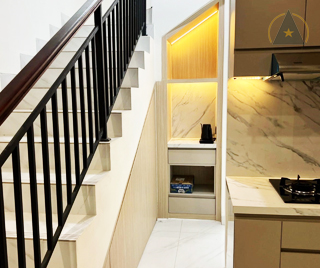 Projek pak davin jakbar - kitchenset dan bawah tangga protect aluminium Projek pak davin jakbar - kitchenset dan bawah tangga protect aluminium