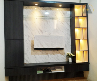 Projek pak rizal kebayoran lama - backdroop tv pvc board Projek pak rizal kebayoran lama - backdroop tv pvc board