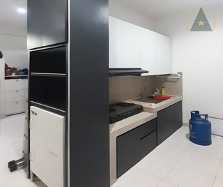 Projek Pak bambang GDC depok - kitchenset aluminium dan rak Projek Pak bambang GDC depok - kitchenset aluminium dan rak