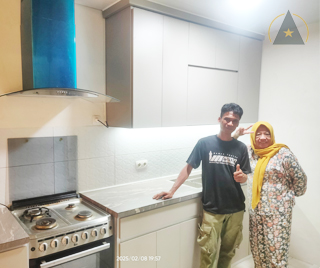 Projek ibu dian tangerang - kitchenset aluminium Projek ibu dian tangerang - kitchenset aluminium